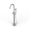 Castello Usa Neptune Freestanding Brushed Nickel Gooseneck Tub Filler Faucet with Float Handle CB-F04-BN-J0805 - alternate 1